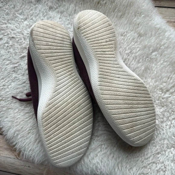 Allbirds Women’s Merino Wool Running Shoe in Berry Purple - Picture 9 of 12